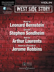 WEST SIDE STORY VIOLIN BK/ECD cover